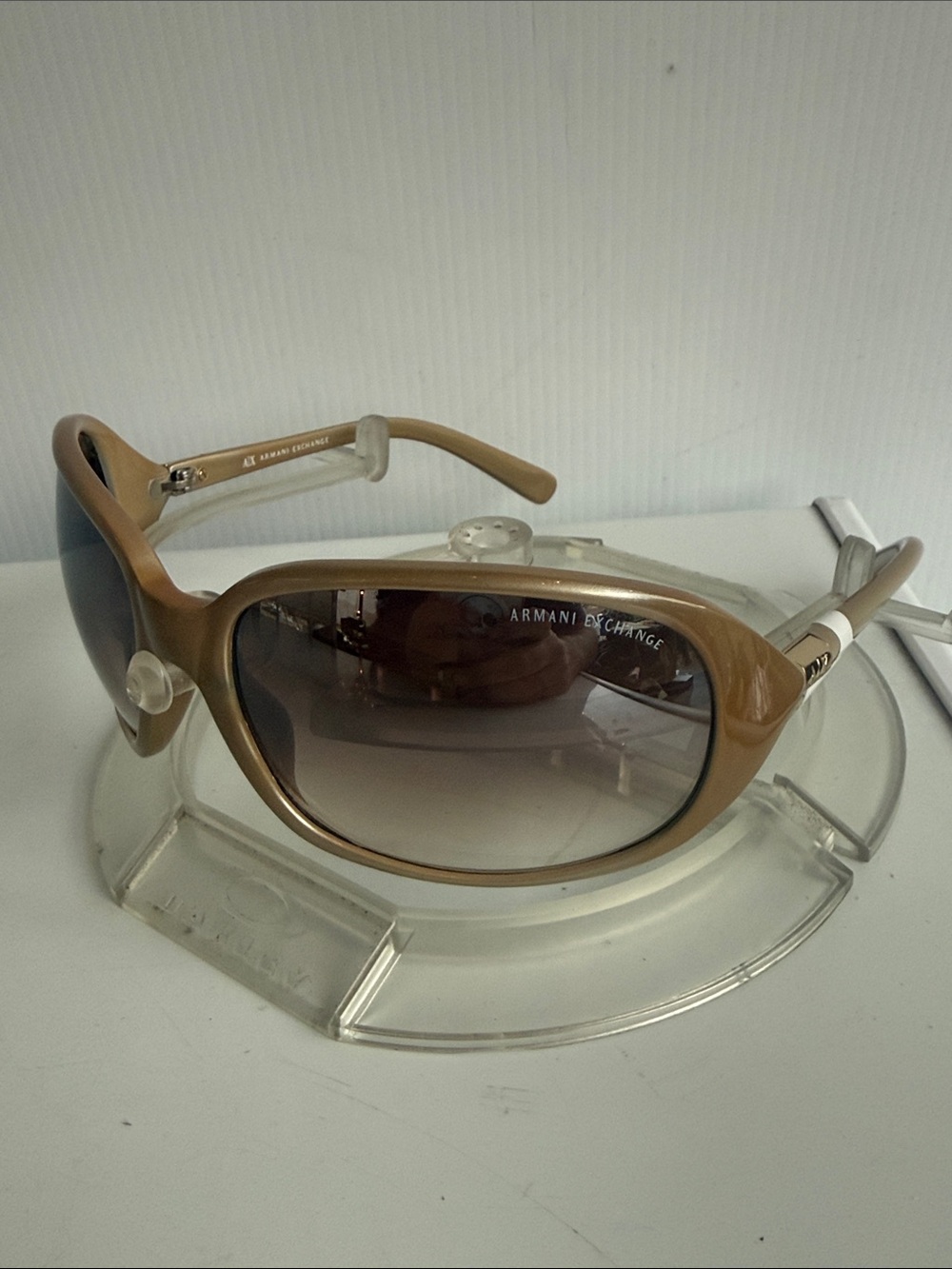 NEW ARMANI EXCHANGE AX060/S Gold Sunglasses NEW WITHOUT TAGS